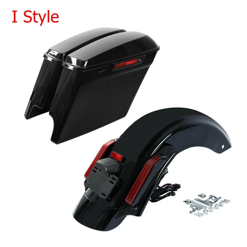 Удлиненная подседельная сумка для мотоцикла заднее крыло 5 дюймов Harley Touring Street Glide