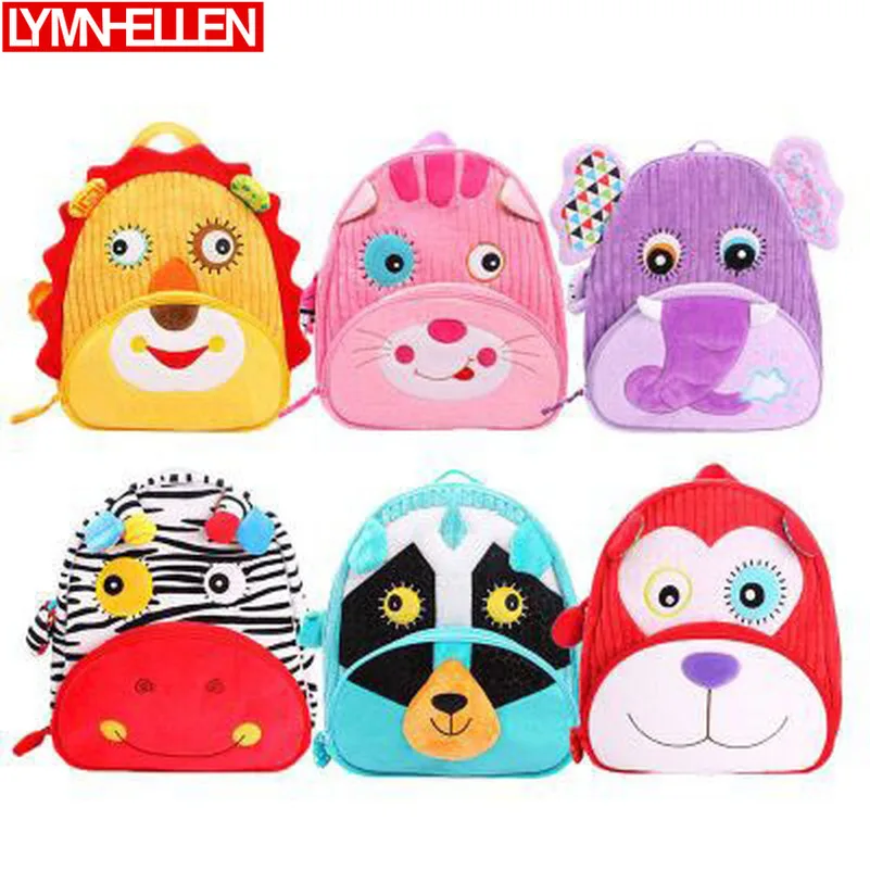 

Animal Styling Cartoon Schoolbag Kindergarten Plush School Bag Child Animal Backpack Baby Girl Boy Child Bag Child