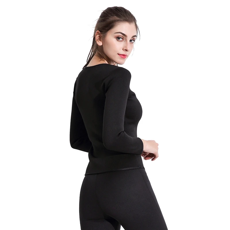 Женские топы для йоги эластичные потоотделение похудения сауна костюм фитнеса