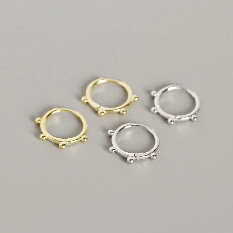 Серьги кольца из стерлингового серебра 925 пробы для женщин и девочек серьги