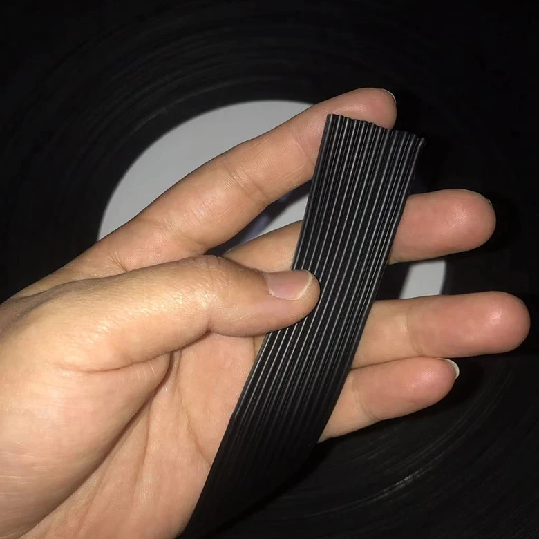 Супер мягкий силиконовый кабель 22AWG 12p14p высокая температура мягкая параллельная линия 22AWG 0,3 квадратный 0,08 мм черный медный провод 10 м