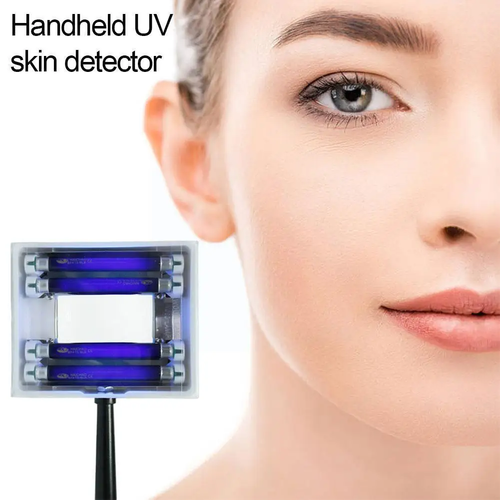 

УФ-анализатор кожи J7J8, деревянная лампа для лица, нанометры, осмотр, спа-тестирование, увеличительное устройство