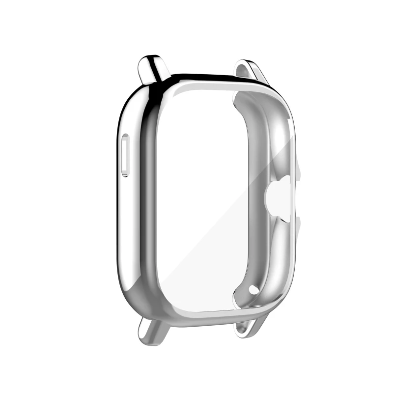 Full Coverage Protective Cover Plating TPU Case For Huami Amazfit GTS2 Smartwatch Protector Frame Shell