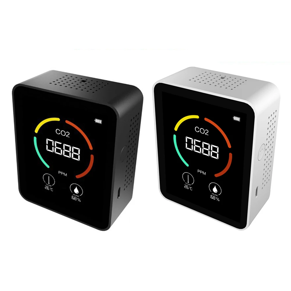 

Digital Carbon Dioxide Detector Bluetooth-compatible CO2 Sensor Tester Temperature Humidity Meter Air Quality Analyze Monitor