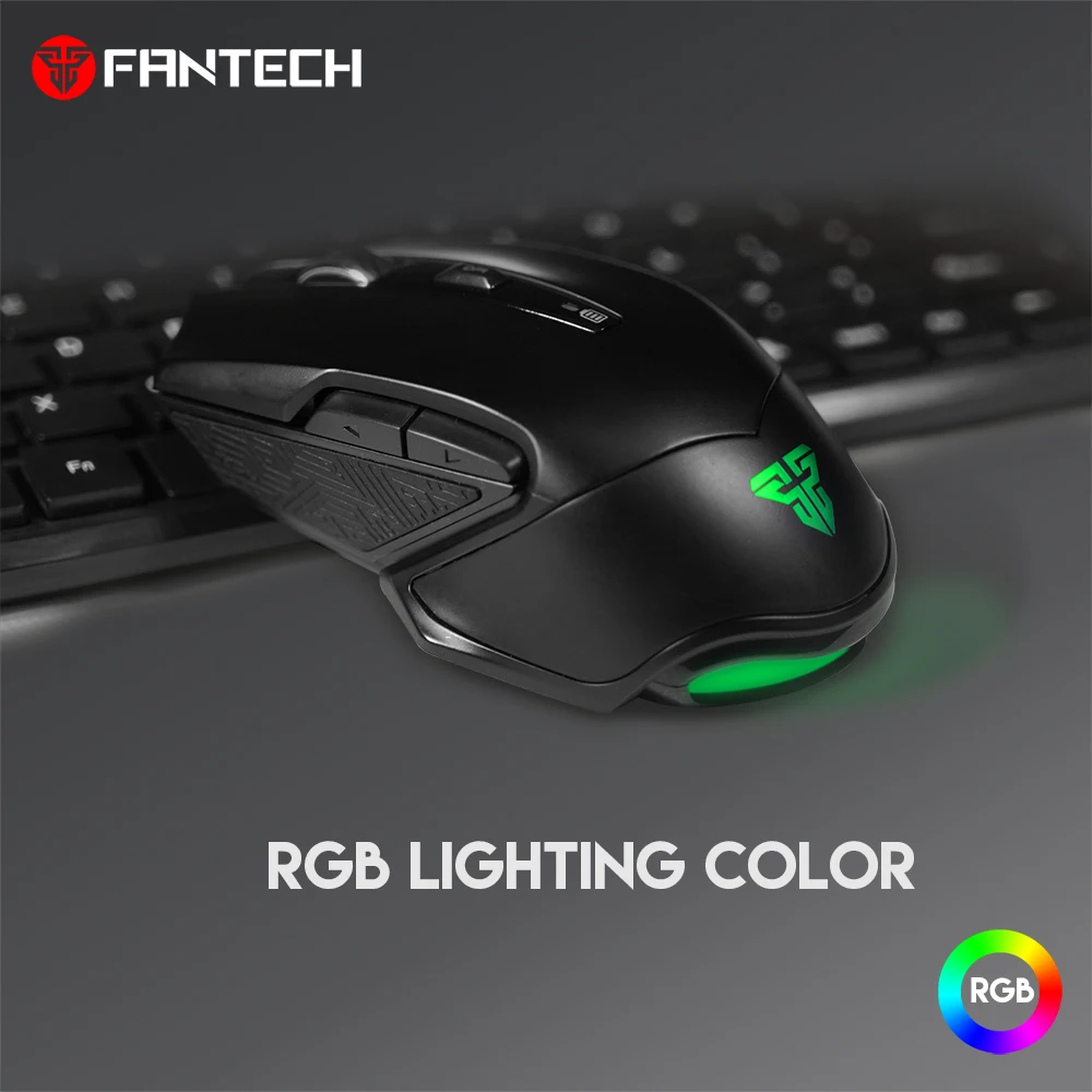 Мышь Компьютерная FANTECH WGC1 игровая беспроводная 2400DPI с зарядкой|Мыши| |