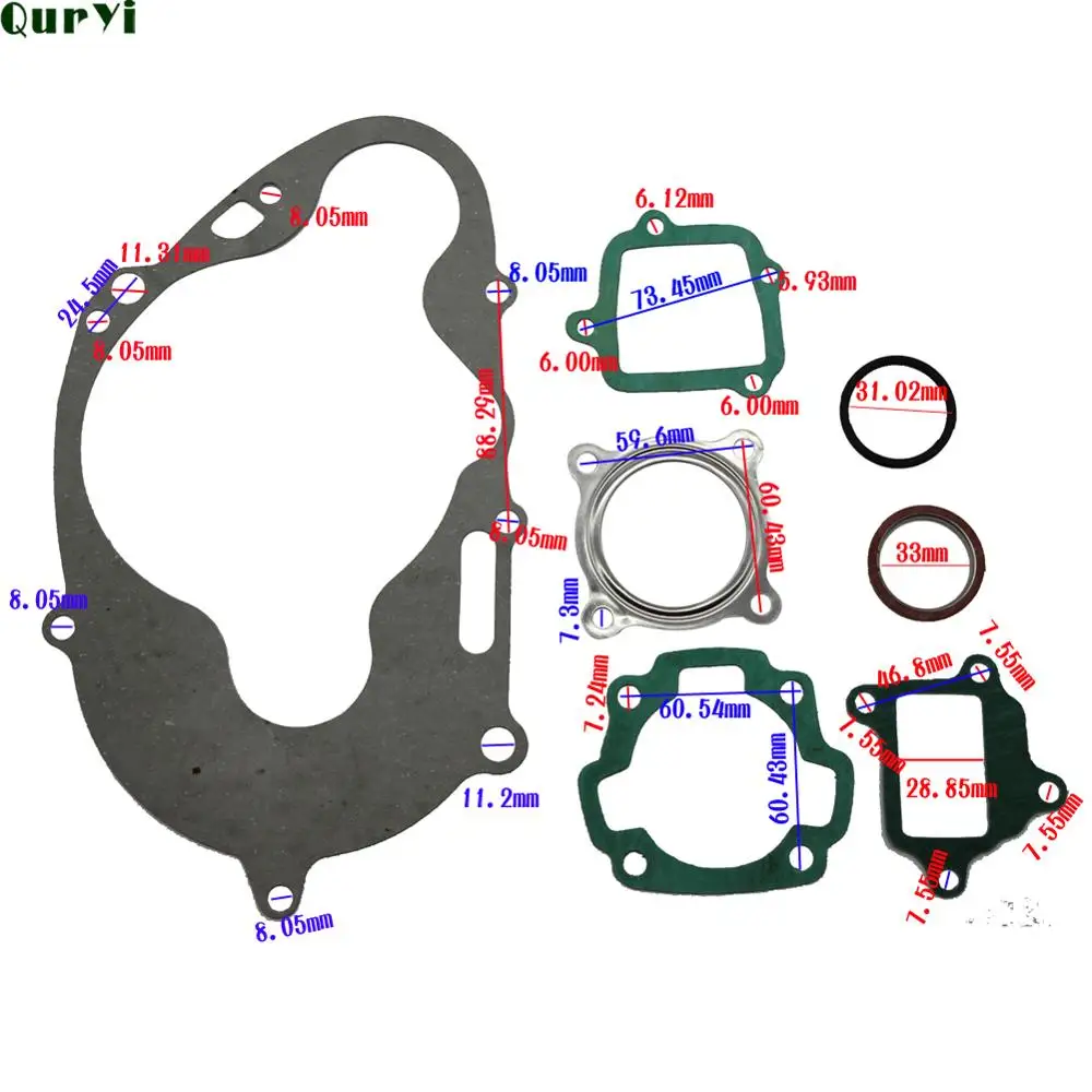 Прочная прокладка двигателя комплект для восстановления верхнего конца YAMAHA PW 80