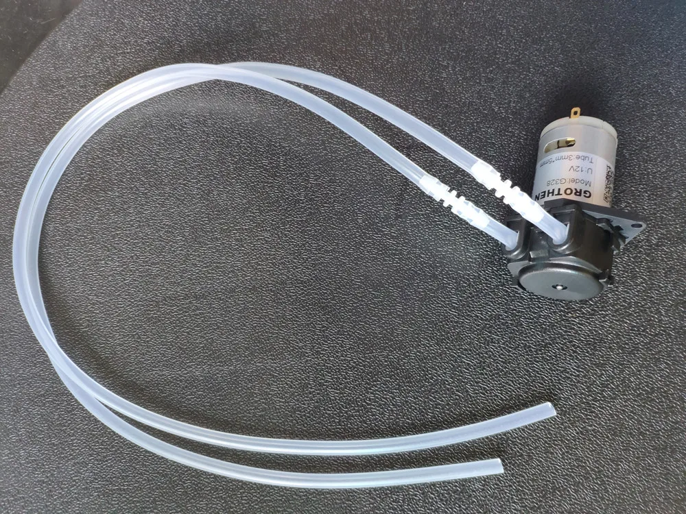 Перистальтический дозирующий насос постоянного тока 12 В + 2 шт. 0 5 м силиконовая