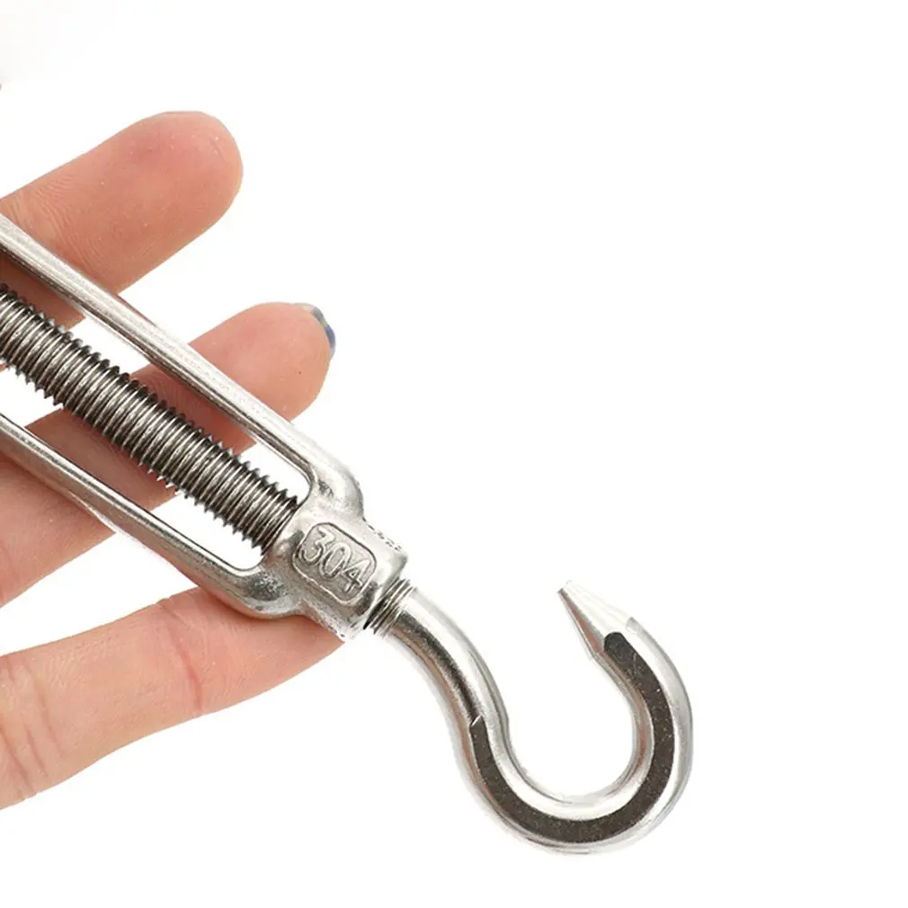 

24Pcs Sunshade Sail Steel Accessories Sunshade Awning Fittings 304 Quadrangular Hardware Kit Door Latch Tensioner Assembly Set