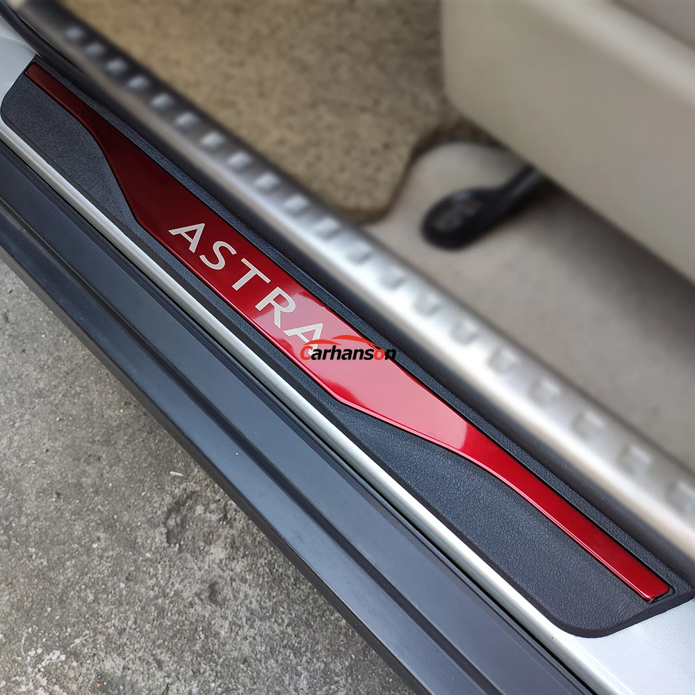 Для Opel Vauxhall Astra Накладка на пороги, аксессуары для стайлинга авто, накладки из нержавеющей стали, Защитная Наклейка для автомобиля 2010