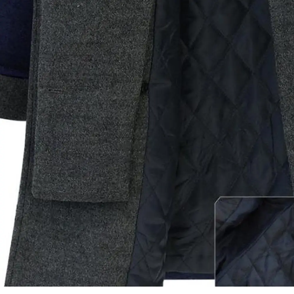 Женское плотное теплое пальто зимние куртки топы двубортное с отложным