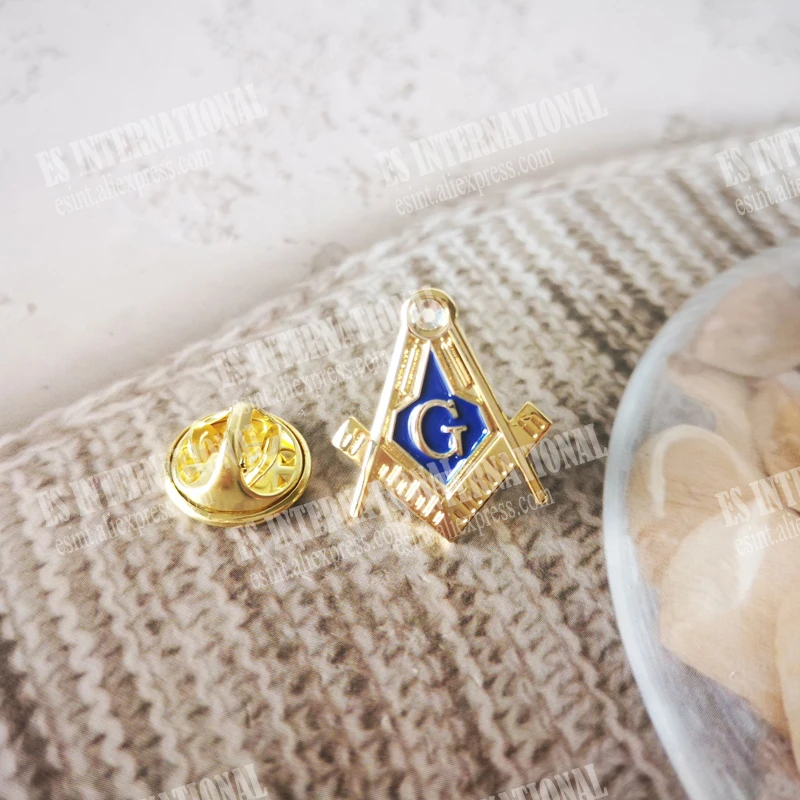 

Retail Masonic Lapel Pins Metal Badge Mason Freemason Exquisite simple men's business accessories