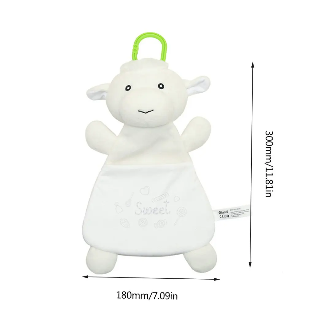 

Soothing Cartoon Towel Babies Boy Girl Cotton Soothing Toys Candy Storage Bag Baby Infant Cartoon Soft Hand Towels