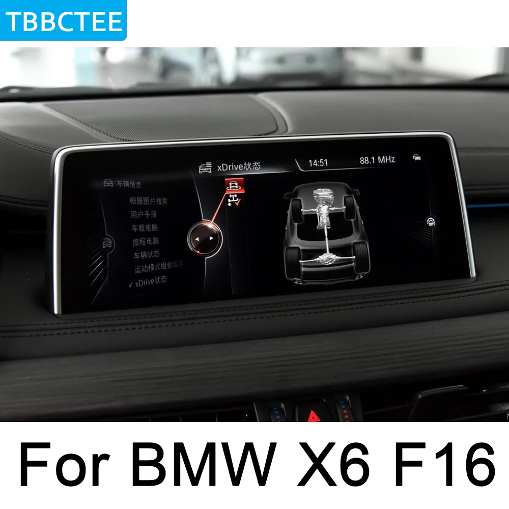 Для BMW X6 F16 2014 ~ 2018 мультимедийный плеер HD 1080P ips lcd экран Android Автомагнитола BT 3g 4G wifi