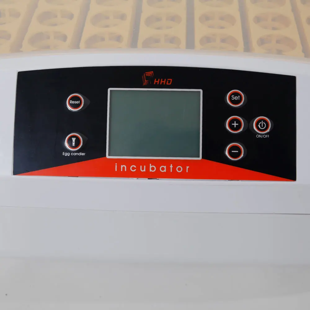 

56-Egg Practical Fully Automatic Poultry Incubator with Egg Candler (US Plug) White US Stock