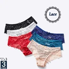 Пикантные Для Женщин Трусиков с кружевом, костюм 3 шт.компл. Открытое платье для женщин с бантом мягкое дышащее нижнее белье для женщин с заниженной талией, трусы, нижнее белье