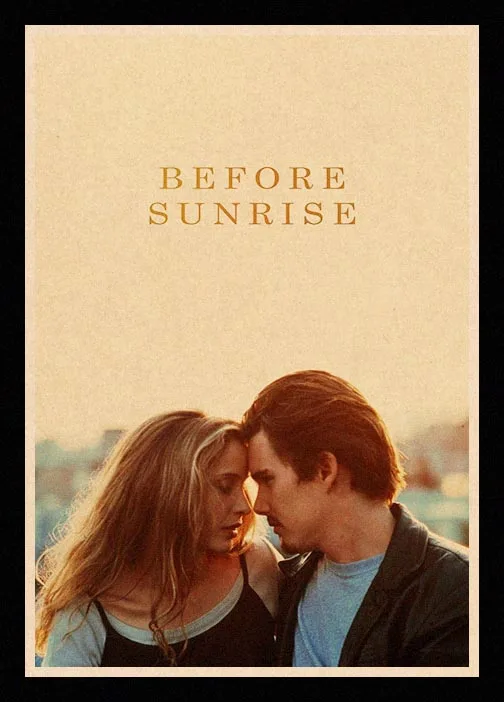 Классический кинопостер Perfect JL Before Sunrise Sunset Midnight HBA12 | Дом и сад