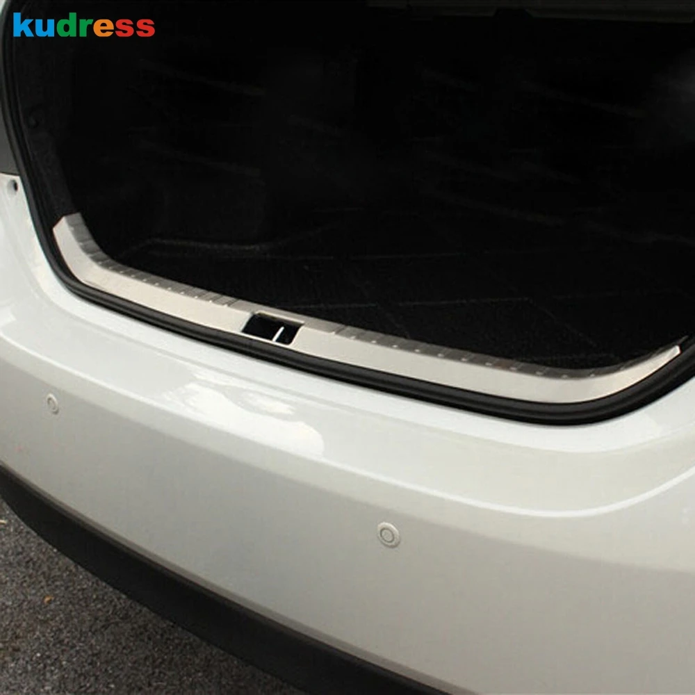 

For Toyota Corolla 2014 2015 E170 11th Ge Stainless Steel Inner Rear Trunk Bumper Cover Trim Tailgate Door Sill Car Accessories