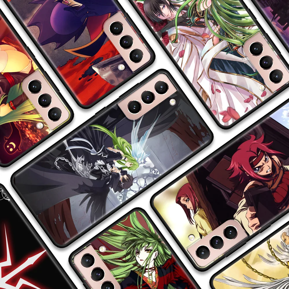 

Phone Cover For Samsung S21 S20 FE Ultra S10 S9 Plus Lite S10e Case Code Geass Smartphone Case Shell Cover Fundas