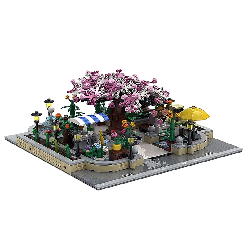 

Street View City Modular Botanical Park Flower Garden Building Blocks Model Kit Bricks Kids Assembly Toys Diy Educational Gift