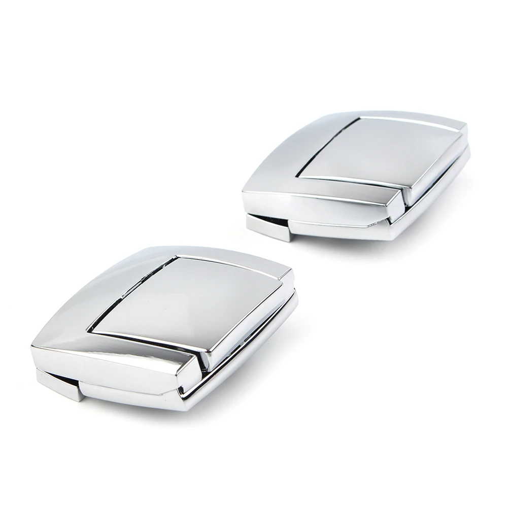 Замки для багажника мотоцикла Chrome 2x для Harley Davidson Touring Road King Electra Street Glide FLHX FLTR FLHT 1980-2013 on.