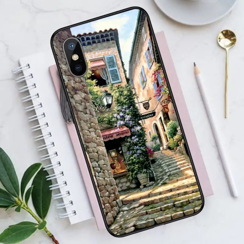 

travel italy France London mediterranean street Phone Case for iPhone 11 12 mini pro XS MAX 8 7 6 6S Plus X 5S SE 2020 XR