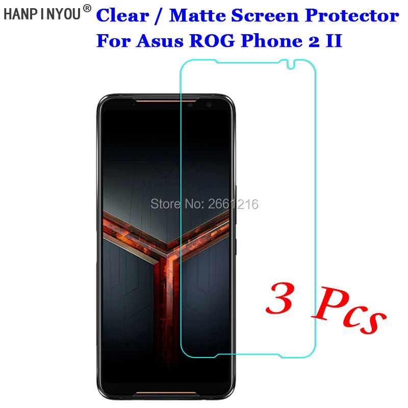 3 шт./лот для Asus ROG Phone 2 II ZS660KL 6 59 дюйма HD Прозрачная/Антибликовая матовая защитная