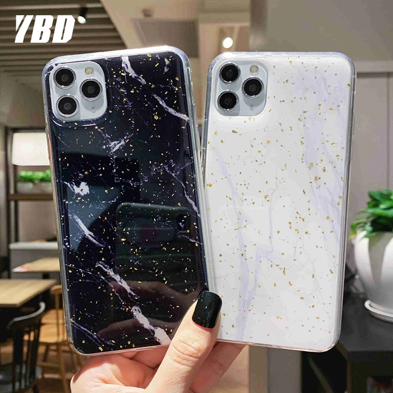 YBD Luxury Colorful Marble Pattern Case for iPhone XR X 11 pro max Coque 7 8 Plus XS Max 6 s Cases | Мобильные телефоны и