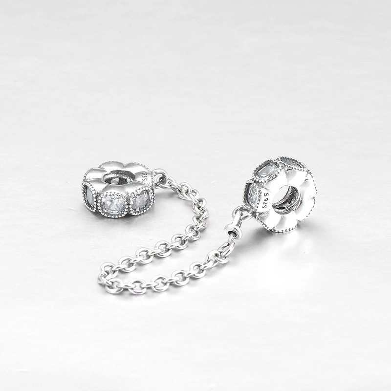 Бусины-шармы из серебра 100% пробы с фианитами | Украшения и аксессуары