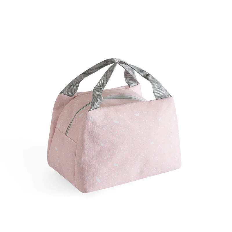 Portable Insulated Thermal Cooler Lunch Bag Tote Picnic Storage Cotton and Linen Aluminum Foil Bento | Багаж и сумки