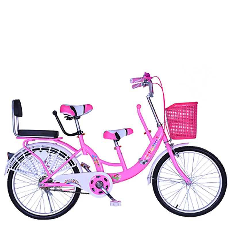Двухместный 22-дюймовый велосипед для матери и ребенка женский может взять 2 |