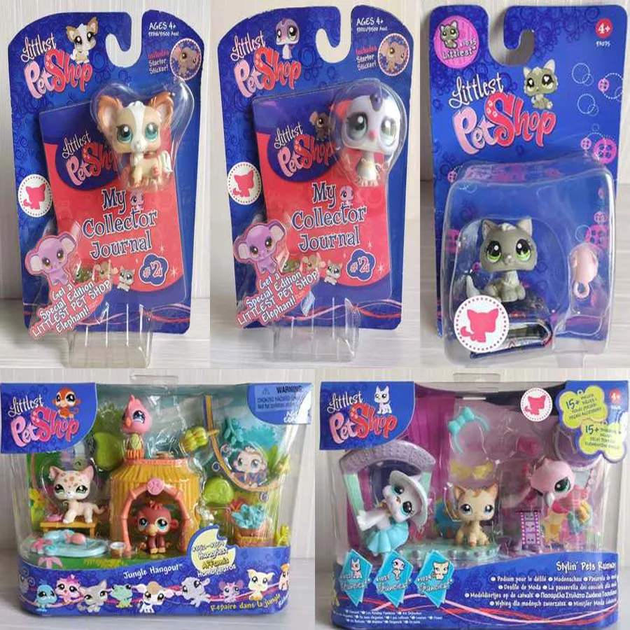 LPS CAT Littlest Pet Shop старый Игровой Набор для коллекционирования кошек и собак