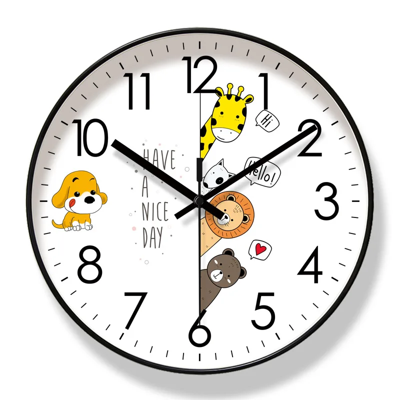 Искусство скандинавские настенные часы бесшумные современные креативные