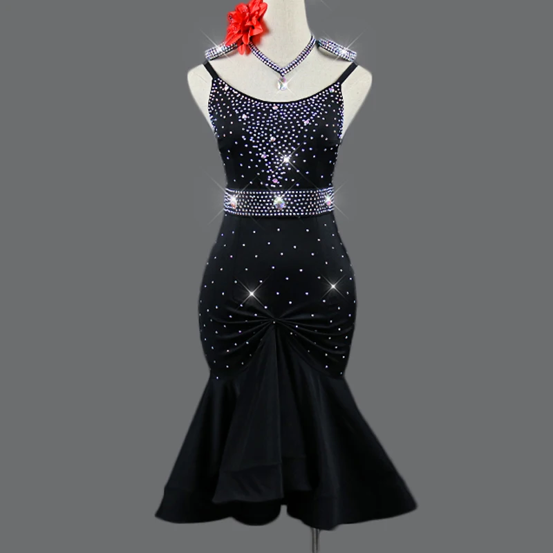 Новое латинское платье женская танцевальная одежда костюмы для выступлений