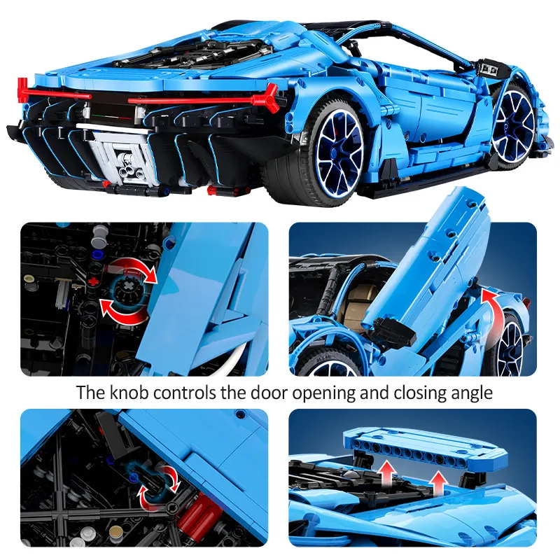 Конструктор Cada 3842 деталей Creator Mad Cow Extreme Sports Vehicle Building Blocks City Technic Racing Car Bricks Collect Gift Toys for Kids.