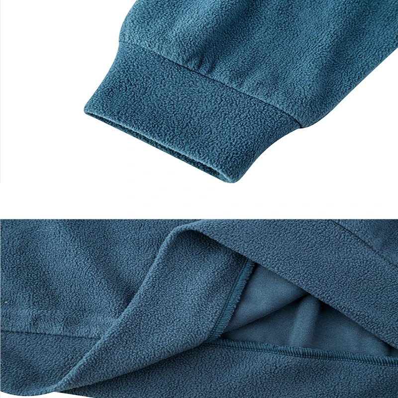 Осенние теплые флисовые толстовки женские свободные однотонные модные