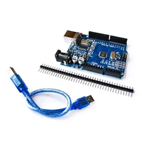 10pcs high quality for arduino uno r3 ch340gmega328p chip 16mhz for arduino uno r3 development board usb cable