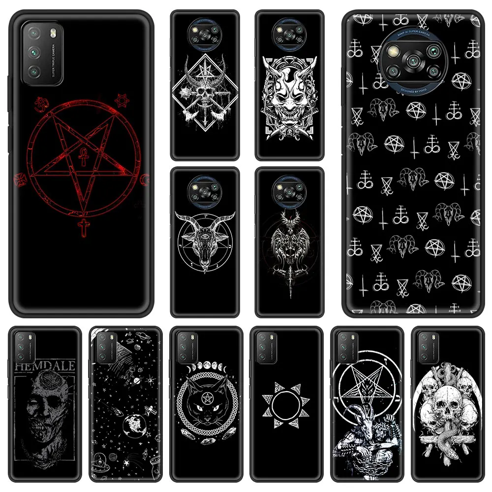 

Lavaza Pentagram 666 Demonic Satanic Phone Case For Xiaomi Mi Poco X3 NFC M3 F3 Note 10 Lite 11 Ultra 10T Pro 5G 9T Soft Cover