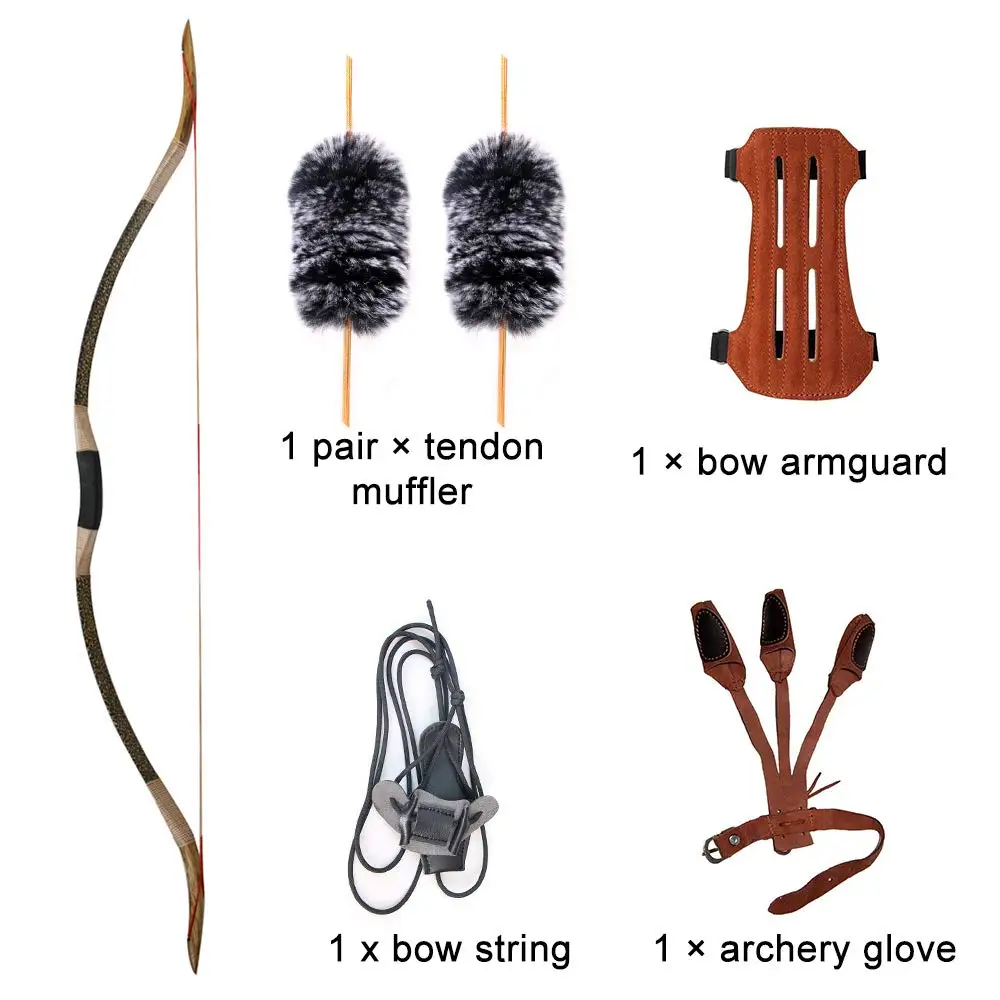 Охотничий традиционный большой лук ручной работы охотничий Рекурсивный для