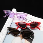 1 шт., женские Винтажные Солнцезащитные очки кошачий глаз