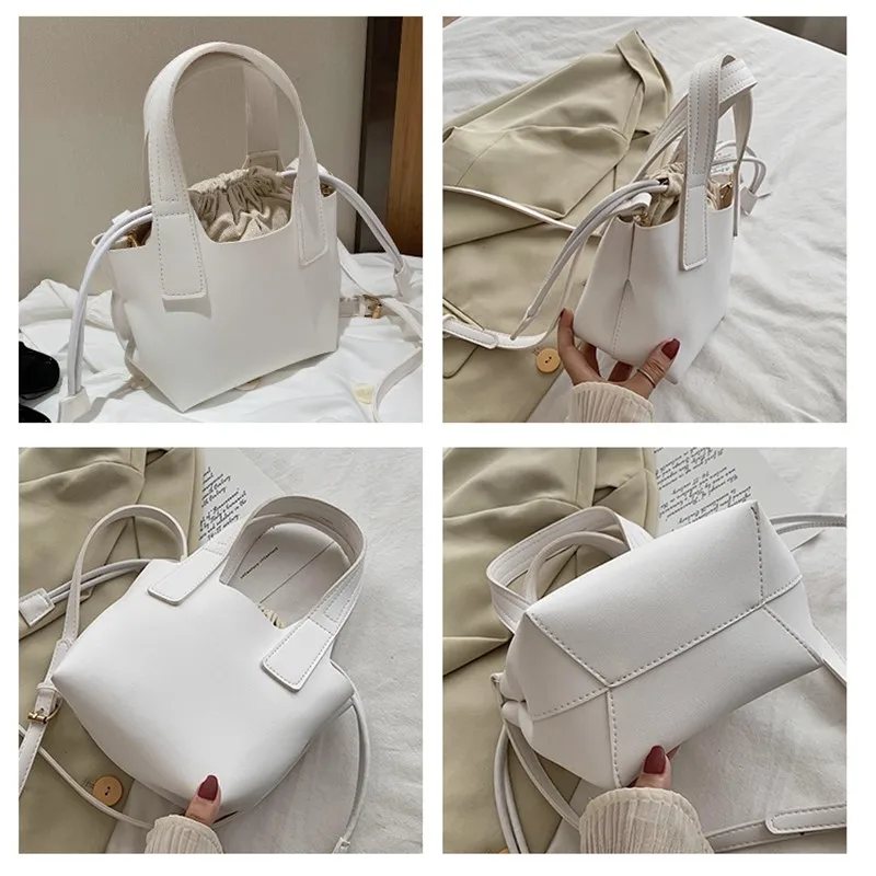 

2020 Winter Woman Bags Shoulder Messenger For Women Handbag Fashion No Zipper Small Square Bag Texture Multi-layer Large bolsos