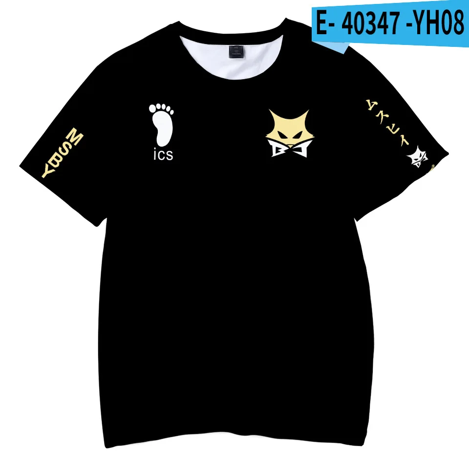 Haikyuu! Футболка для косплея MSBY Black Jackal Kiyoomi Sakusa Bokuto Koutarou miya atsumu Hinata Shoyo 3D печать