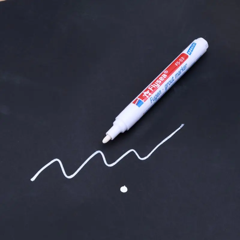 4Pcs Tile Grout Pen White Renew Repair Marker with Replacement Nib Tip to Restore The Look of Lines | Обустройство дома