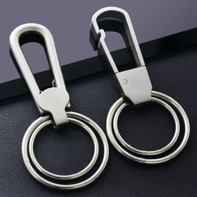 Брелок для ключей из нержавеющей стали 100% металлическое кольцо с разрезом сделай