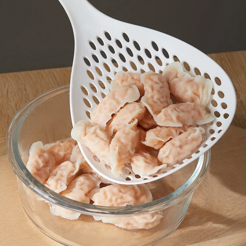 1 шт. ситечко-скиммер с длинной ручкой нейлоновые практичные кухонные