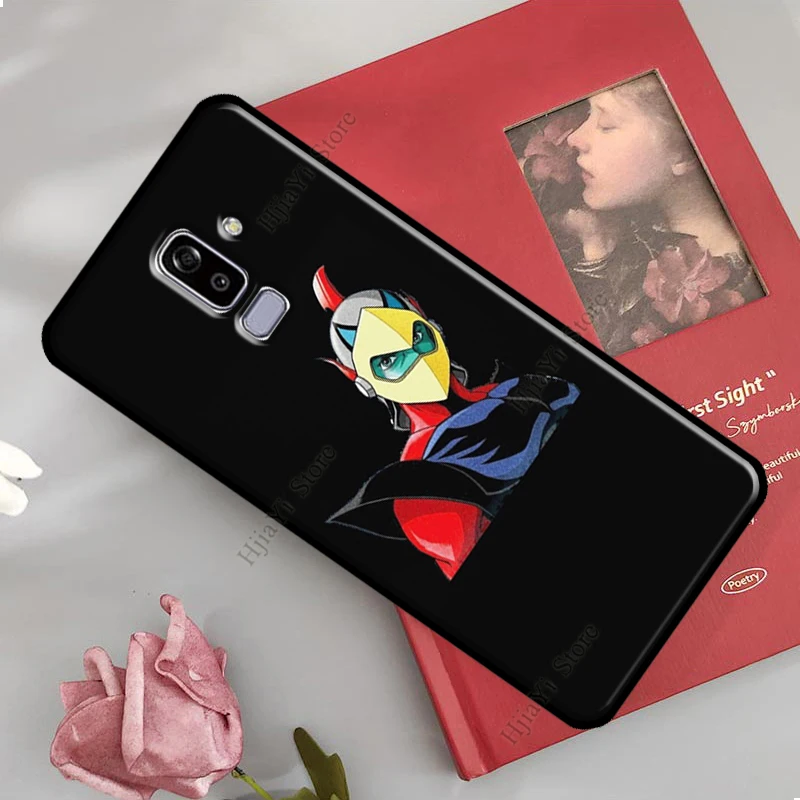 НЛО робот золотой чехол для Samsung Galaxy J1 J3 J5 J7 2016 A3 A5 2017 A7 A8 A9 J8 2018 J4 J6 Plus задняя крышка |