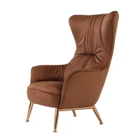 Single Seater Sofa Chairs Wingback Chair High Back Accent Chair