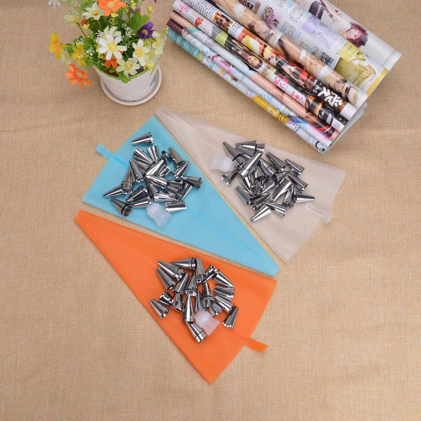 38 шт./набор силиконовые кондитерские мешки для украшения торта| |