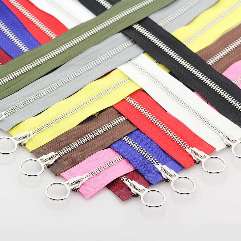 5 # разъемная застежка молния двойной круг ползунки 60/70/80/90/100/120/150 см