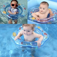 summer inflatable seat for kids underarm circle swimming ring durable double leak proof safety water toy pool toy baby floats