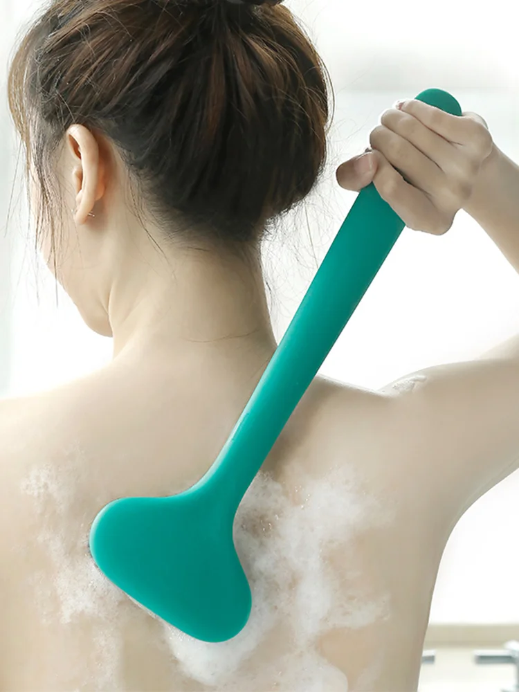 

Bathing Brush Back Rub Long Handle Back Rub Artifact Brush Mud Soft Hair Bath Brush Strong Dont Ask for Help Back Brush